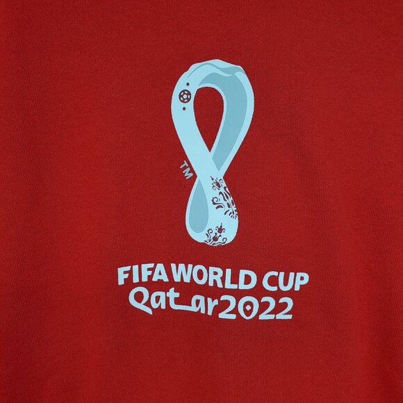 NWT Fifa World Cup Qatar 2022 Long Sleeve Pullover Sweatshirt  Size Small - Picture 13 of 13